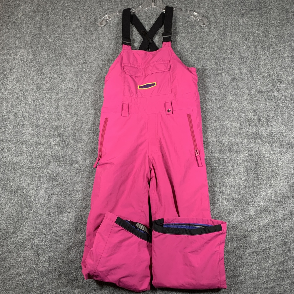 Burton Ski Salopettes Youth Small Pink Insulated Bib Snow Pants Winter